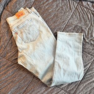 Levi's Women's Straight Leg Jeans in Light Blue